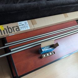 84" - 120"  Double Valance Curtain Rods, on First Hill