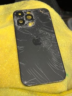 iPhone 16 pro max 14 15 pro 17 13 max iphone CRACKED screen back glass battery not charging