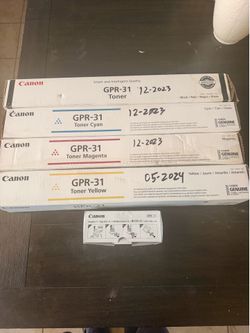 Genuine Canon GPR-31 Toner Cartridges