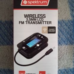 Wireless 3.5mm LCD FM TRANSMITTER 