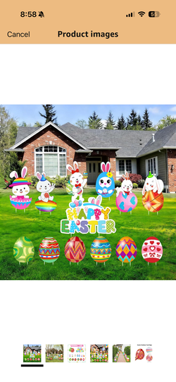 Brand new 13PCS Easter Yard Signs with Stakes - Colorful Eggs & Bunny Outdoor Decor, Waterproof Happy Easter Lawn Decorations for Yard Garden Patio Eg