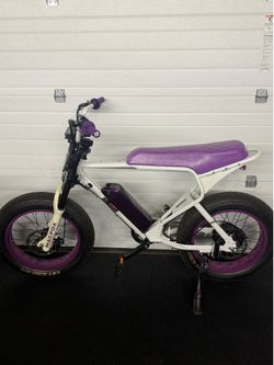 Macfox e-bike purple and white