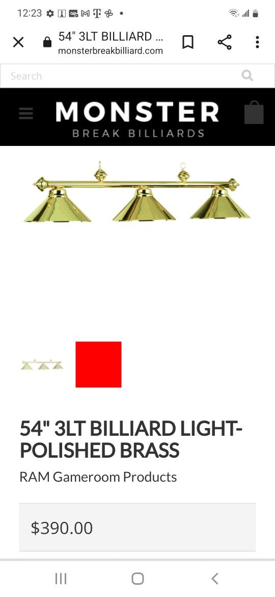 Ram Billard Lighting
