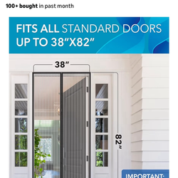 Heavy Duty Magnetic Screen Door