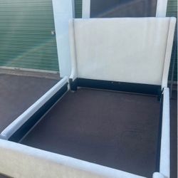 Queen Size Platform Bed W/ Mattress- Delivery Is Available 