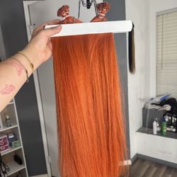 k tips hair extensions (can dye black) 