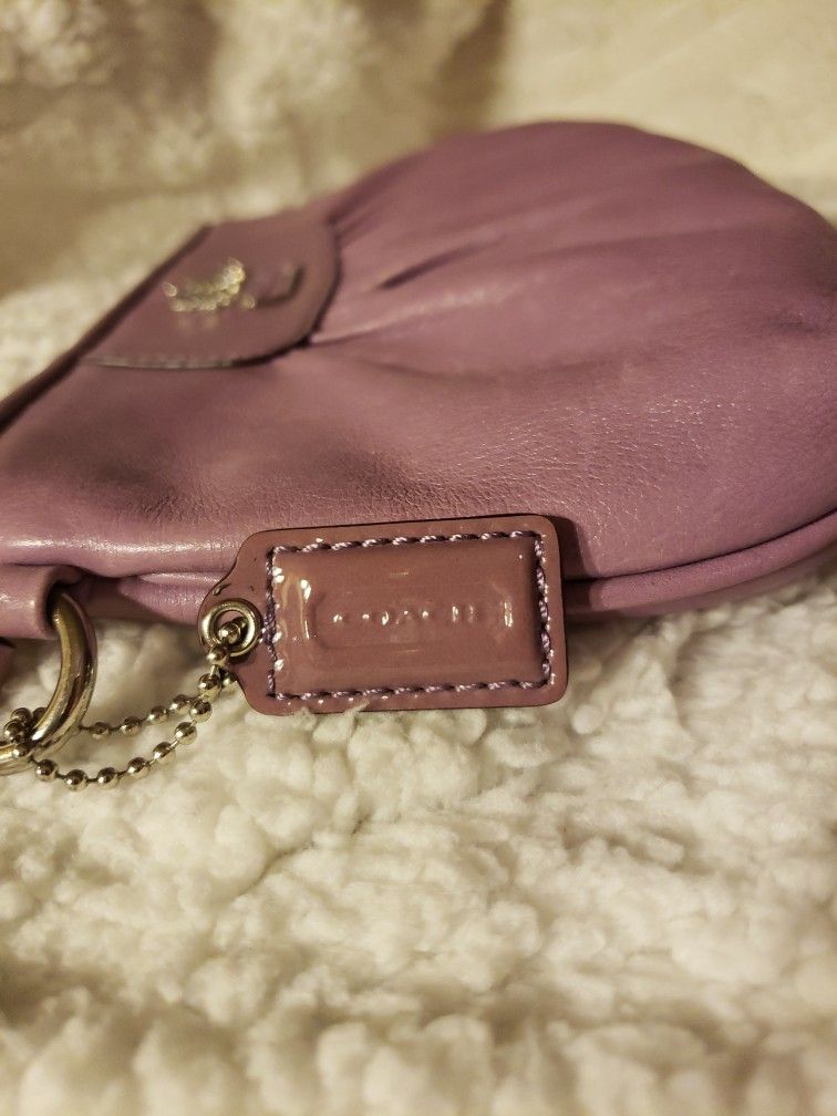 COACH Leather Wristlet