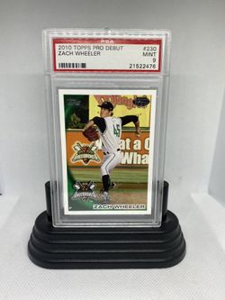 Zach Wheeler 2010 Topps “Pro Debut,Graded PSA 9” Rookie Card (230)