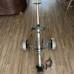 Push golf bag carrier