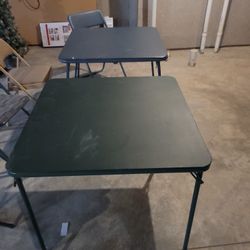 2 Card Tables And Chairs