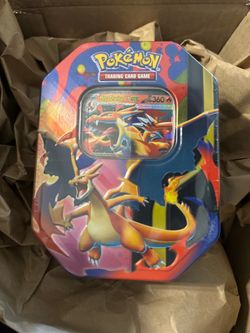 Mega Charizard  Ex tin