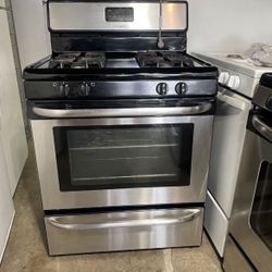 Used Gas Stove Stainless Steel Frigidaire 