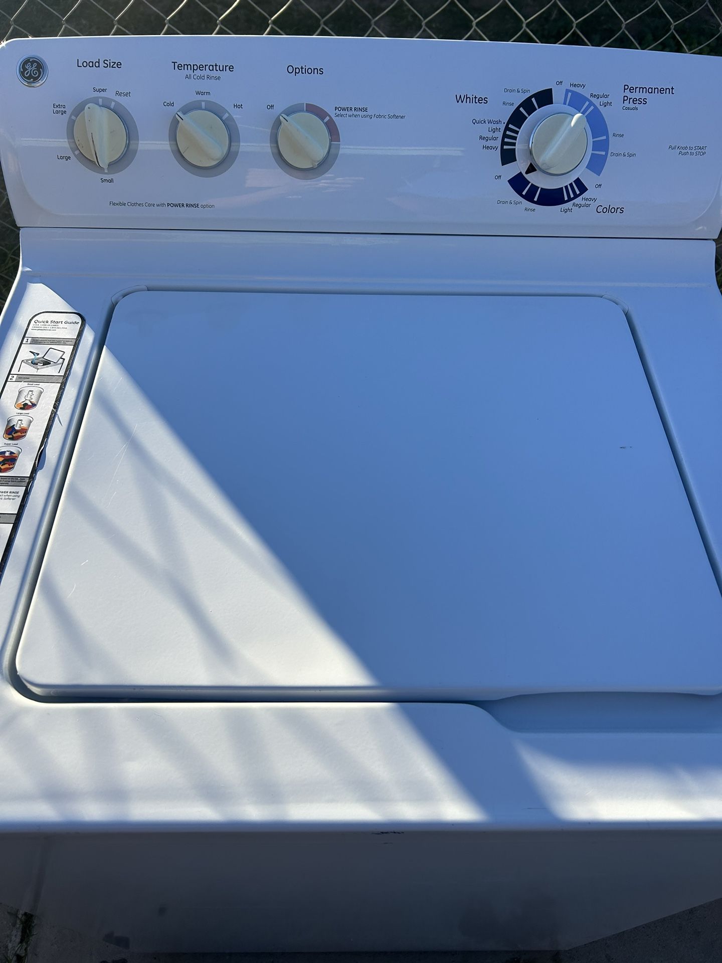 General Electric Washer Machine