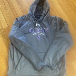 Northwestern University XXL Under Armour Sweatshirt Gray NCAA College Football