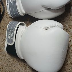 Fight Camp White Boxing Gloves