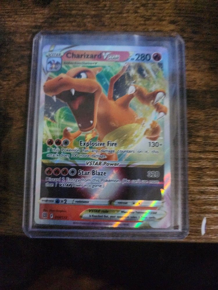 Pokemon Card Charizard V Star 018/172
