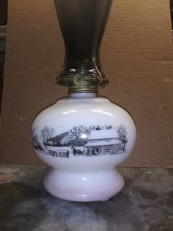 Vintage oil lamp