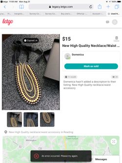 New Neck or Waist Dress Up Fashion Piece