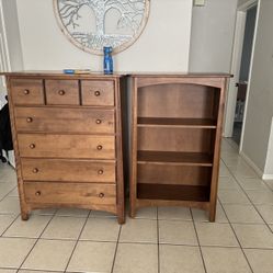 Solid Wood Nightstand – Matching Bookshelf Available