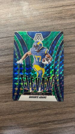 Davante Adams Mosaic Elevate Green Prizm Card