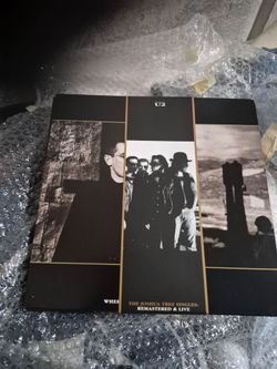 U2 Joshua Tree Singles Remastered & Live 4x12” Vinyl Box Set 2017 Fan Club