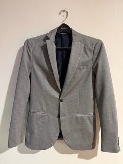 Primark Light Gray Men's Single-Breasted Blazer size  S