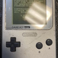 Game Boy Pocket Model MGB-001 With Caesars Palace Game Works