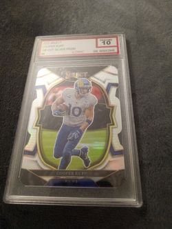 2022 Select Cooper Kupp die cut silver #8-Pristine 10
