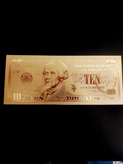 Gold US Commemorative Collectible Banknote
