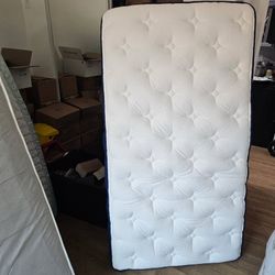 New twin mattress and bed frame