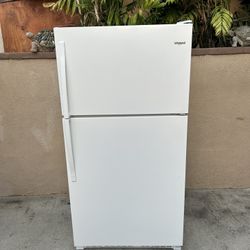 Whirlpool Fridge White 21cu Ft 33x31x66👍🛑3 MONTHS WARRANTY 