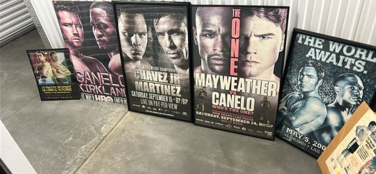 6 boxing posters  - must take all