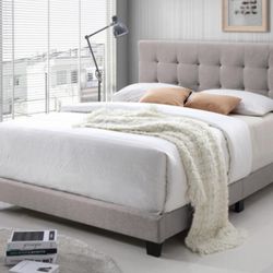 Queen Bed With Mattress And Box Spring - Delivery And Financing Available 