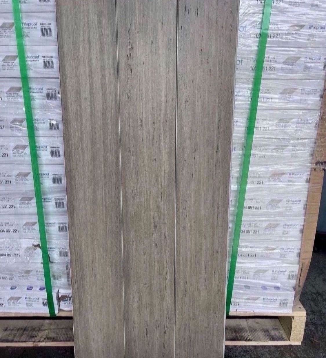 Bay Point 9/32 in. T × 5.2 in. W Waterproof Hand Scraped Bamboo Flooring