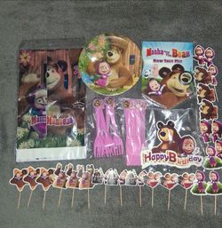 Masha and the Bear Party Supplies