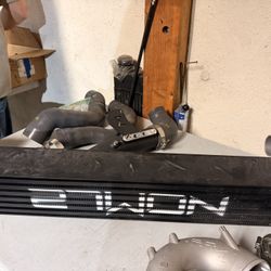 27Won Front Mount Intercooler With Pipes 22+ Honda Civic 1.5t