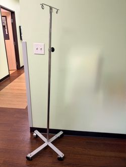 IV Pole Stand with Wheels