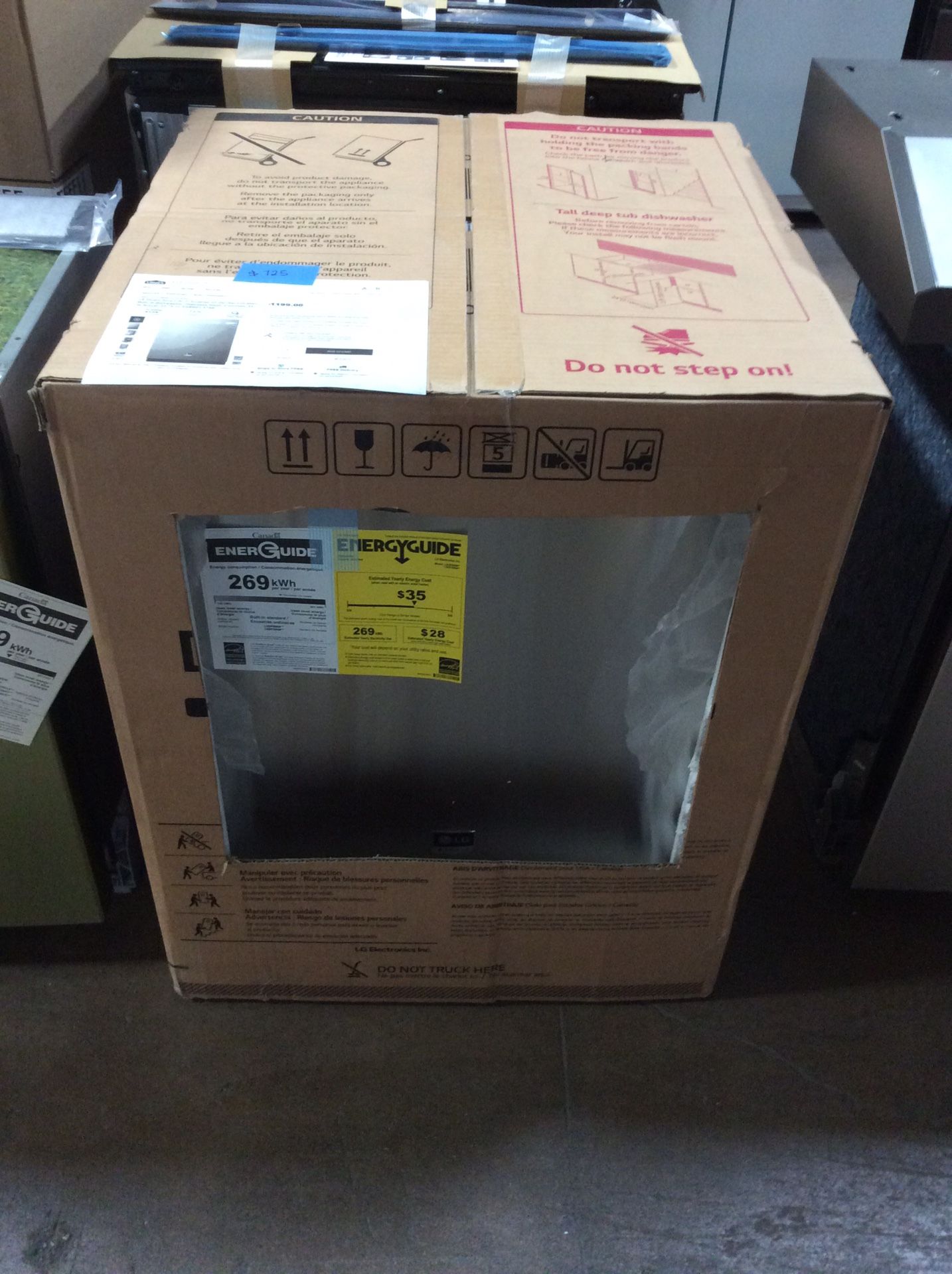 LG dishwasher $ 725 by appointment