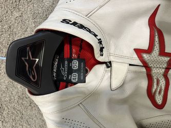 Alpinestars Leather Motorcycle One Piece Suit Size 50 EU