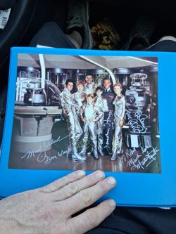 Lost in Space Cast Multi-Signed Photo