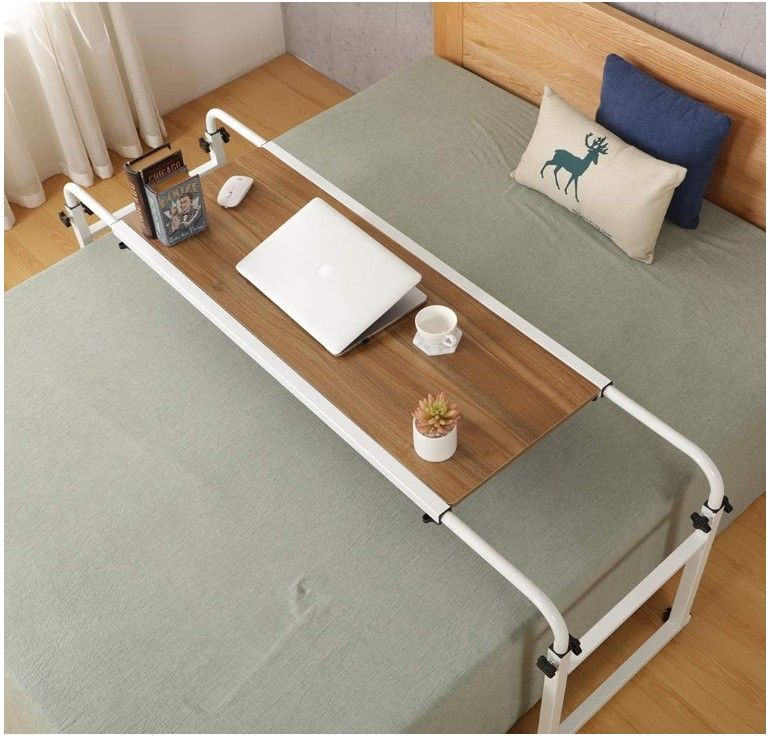 Adjustable Overbed Laptop Desk w/ Wheels – E14