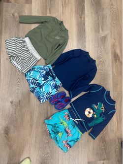 Carter’s 18 Months - 3 sets of swimwear with water shoes