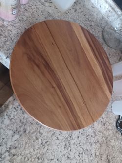 Acacia wood lazy Susan