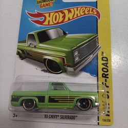 2014 Hot Wheels '83 CHEVY SILVERADO HW OFF-ROAD Green Kmart Exclusive
