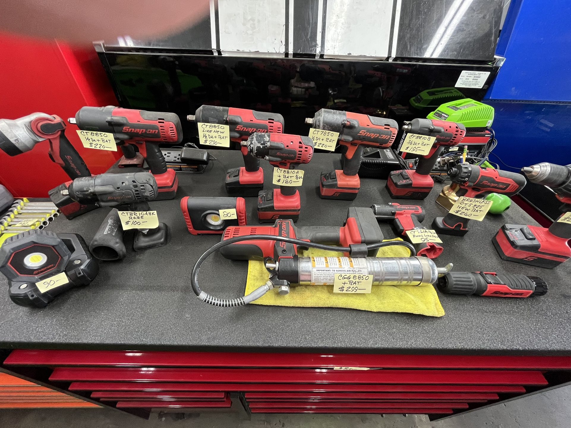 Snap On, Battery Powered Tools