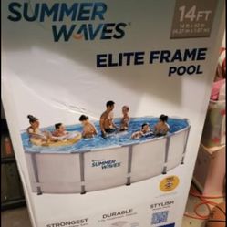 14ft by 42 BRAND NEW SUMMERWAVES POOL