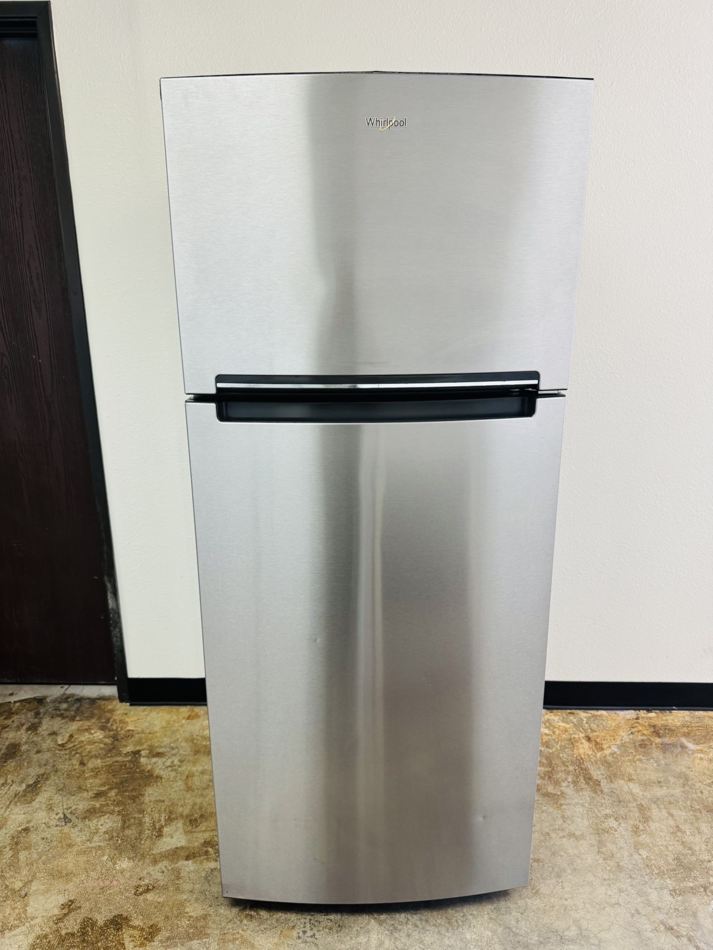 Whirlpool Stainless Steel Apartment Size Refrigerator