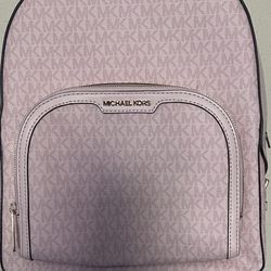 MK pink Full Size Backpack