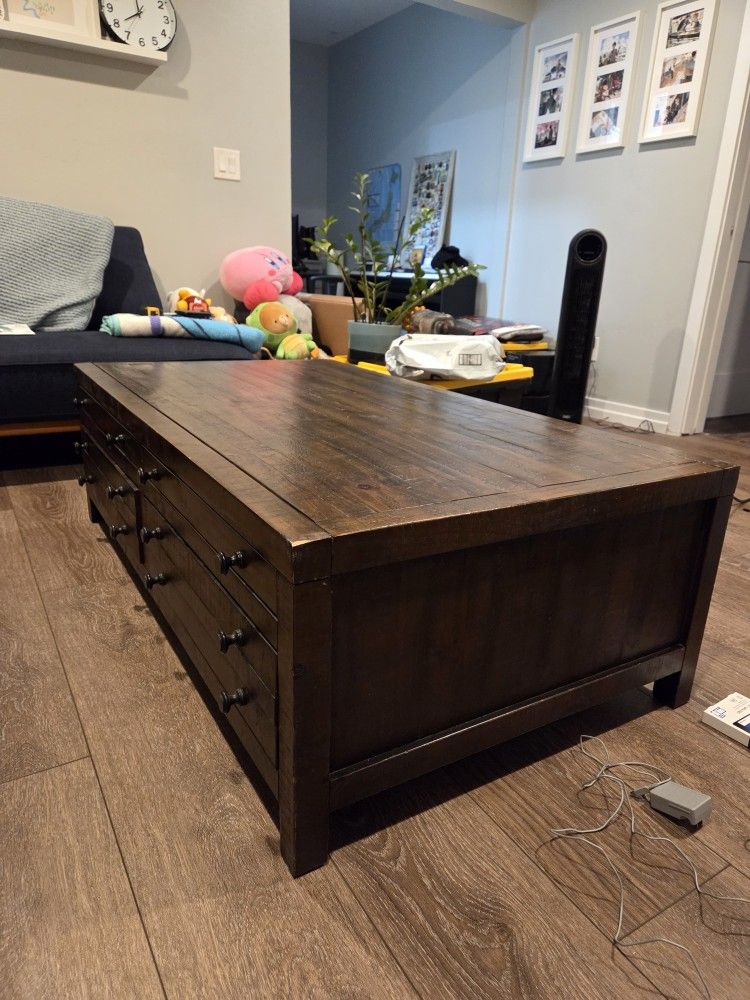 Randal Solid Wood Coffee Table