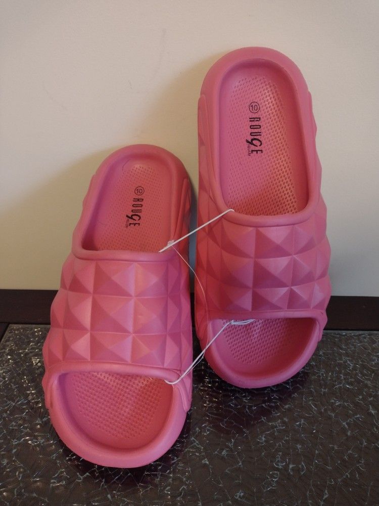 Pink Foam Slides 